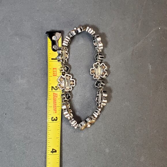 Flower Bead Stretch Bracelet Floral Bloomcore - Picture 3 of 3